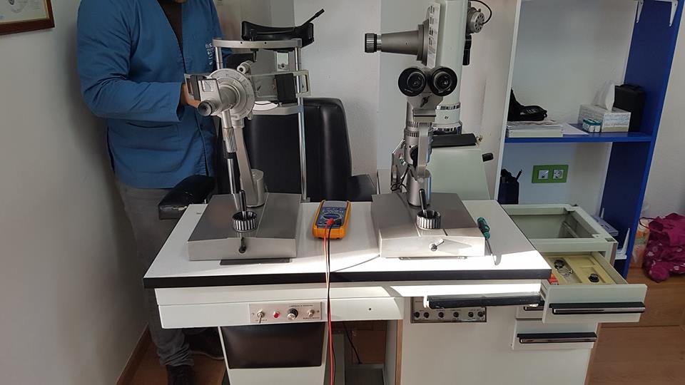REPARACION DE SILLA OFTALMOLOGICA.